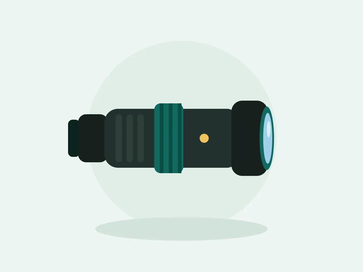 FalconView 12x50 HD monocular telescope side view